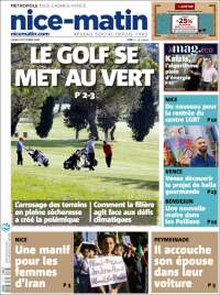 Portada de Nice-Matin (France)