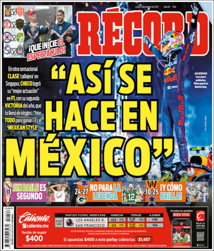 Portada de Record (México)