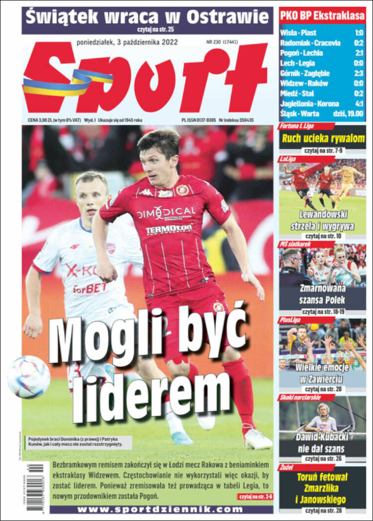 Portada de Katowicki Sport (Polonia)