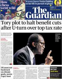 Portada de The Guardian (United Kingdom)