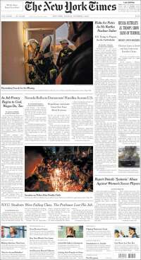 Portada de New York Times (USA)