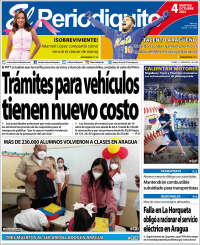 Portada de Periodiquito de Aragua (Venezuela)