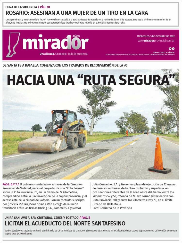 Portada de Mirador Provincial (Argentina)