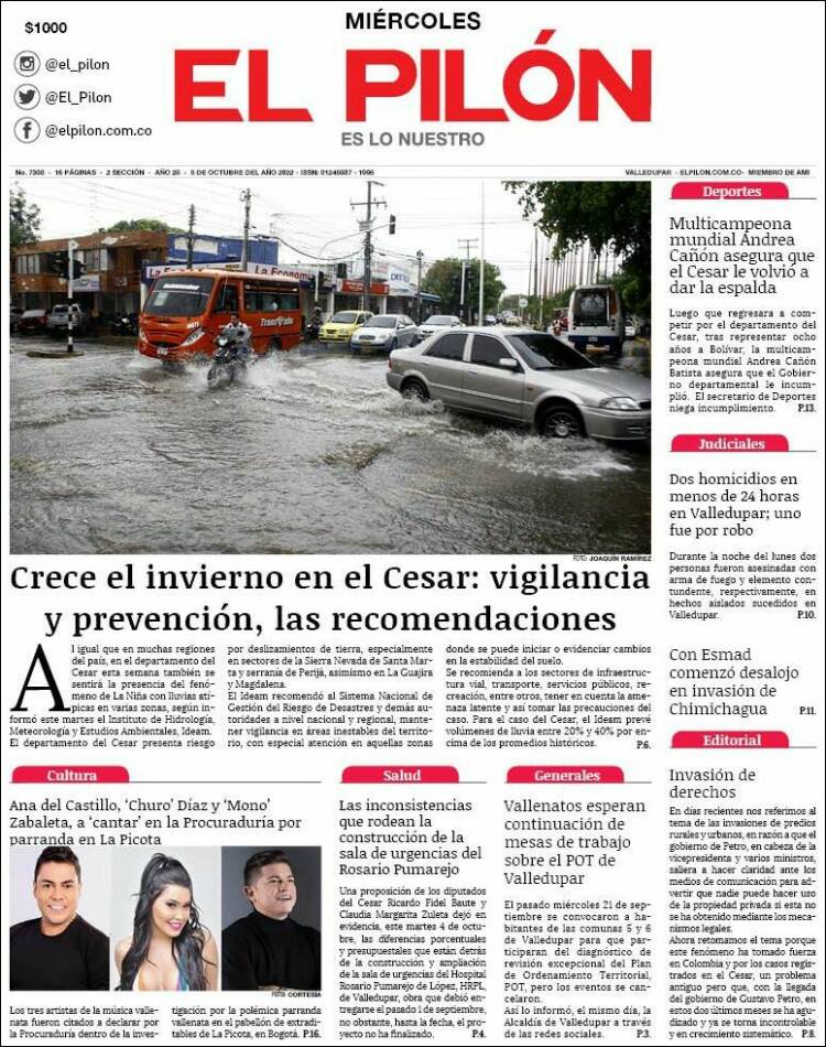 Portada de El Pilón (Colombia)