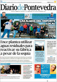 Portada de Diario de Pontevedra (España)