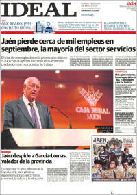 Portada de El Ideal de Jaén (España)