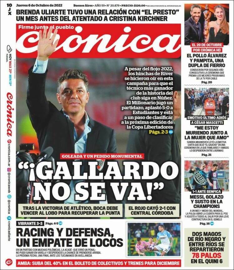 Portada de La Voz del Chaco (Argentina)