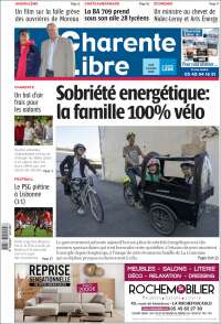 Portada de Charente Libre (Francia)