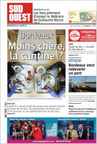 Portada de Sud Ouest (Francia)