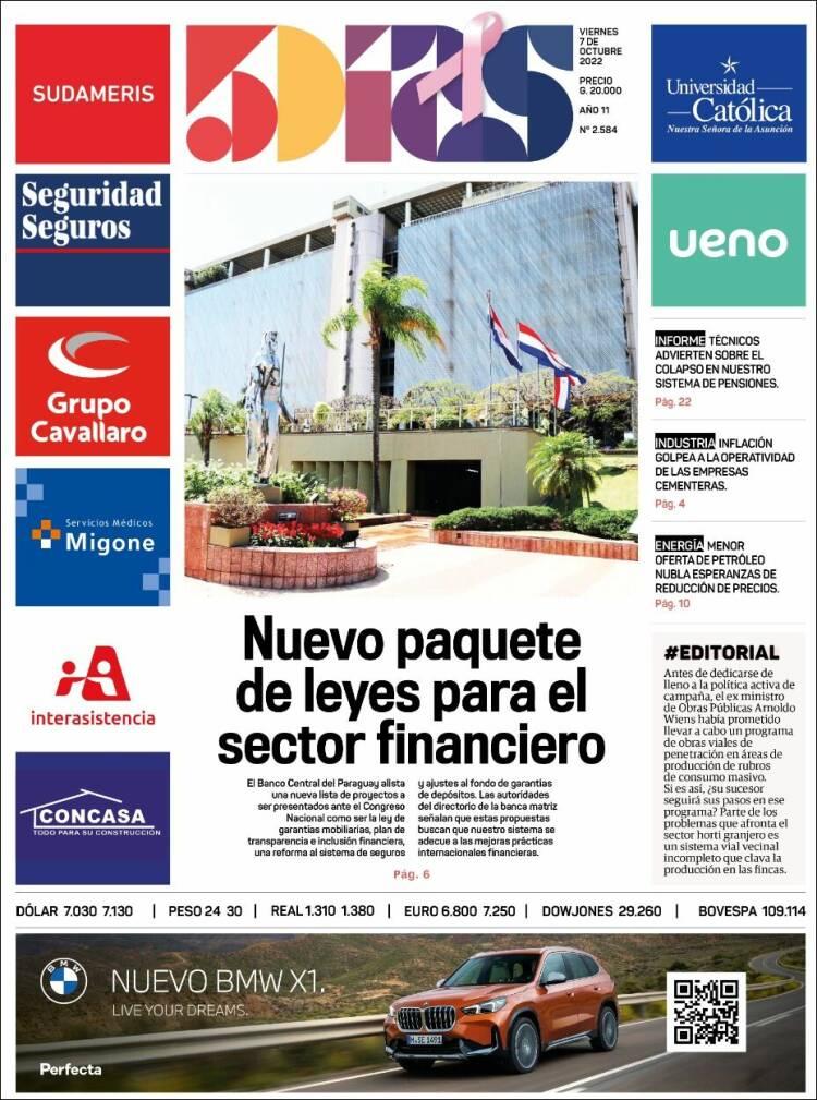 Portada de 5 Días (Paraguay)