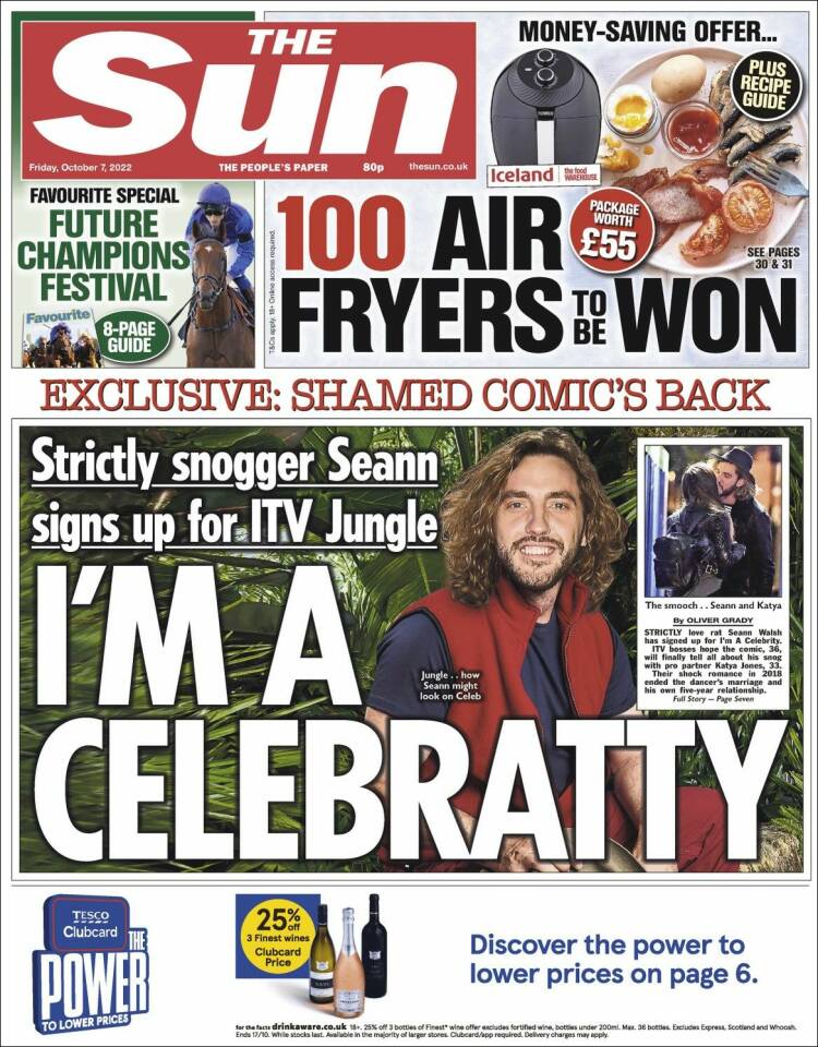 Portada de The Sun (United Kingdom)