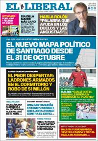 Portada de Diario El Liberal (Argentina)
