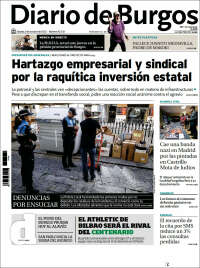 Portada de Diario de Burgos (España)