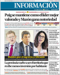 Portada de Diario Información (España)