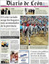 Portada de Diario de León (España)