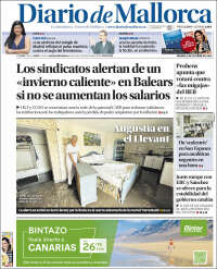 Portada de Diario de Mallorca (España)