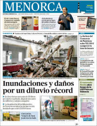 Portada de Menorca - Diario Insular (España)