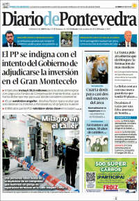 Portada de Diario de Pontevedra (España)