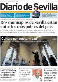 Portada de Diario de Sevilla (España)