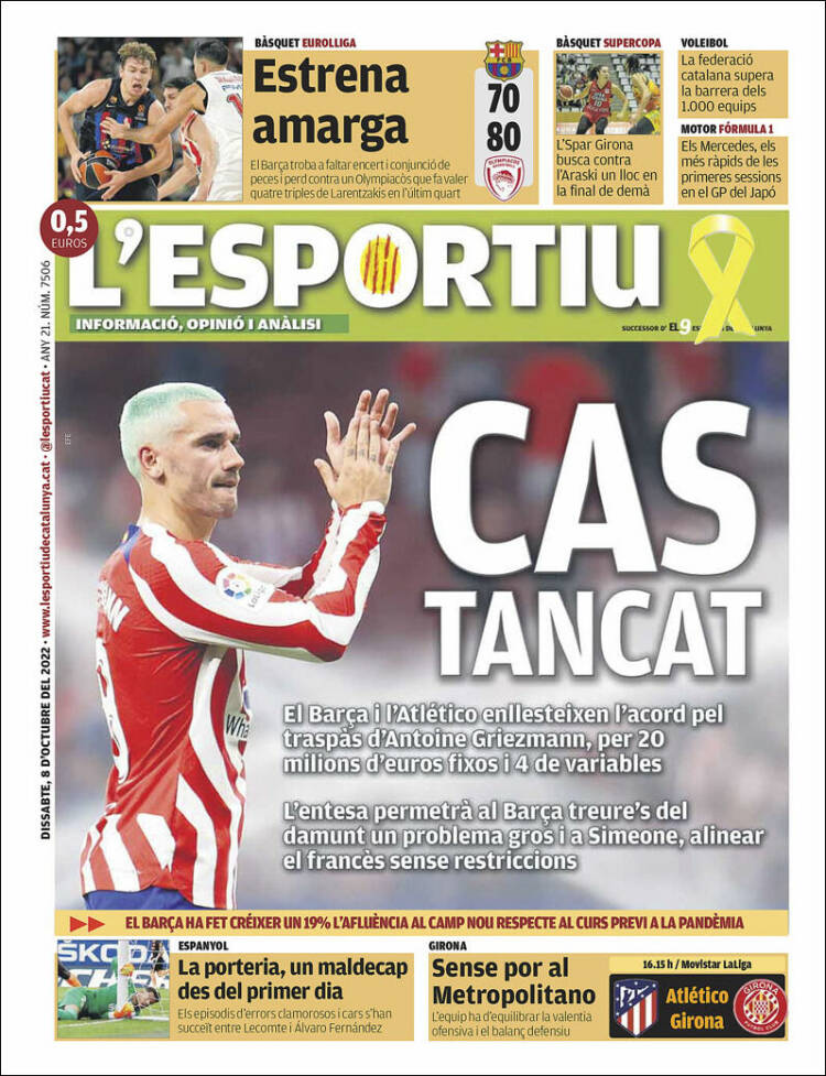 Portada de L'Esportiu (España)