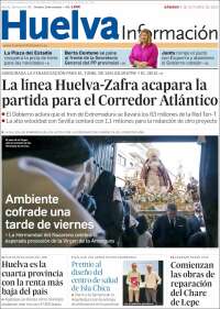 Portada de Huelva Información (España)