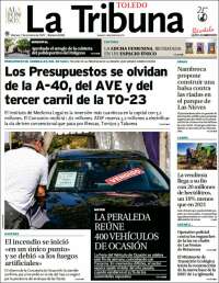 Portada de La Tribuna de Toledo (España)