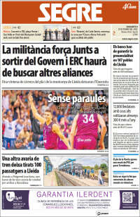 Portada de Segre (España)