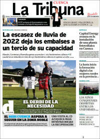 Portada de La Tribuna de Cuenca (España)