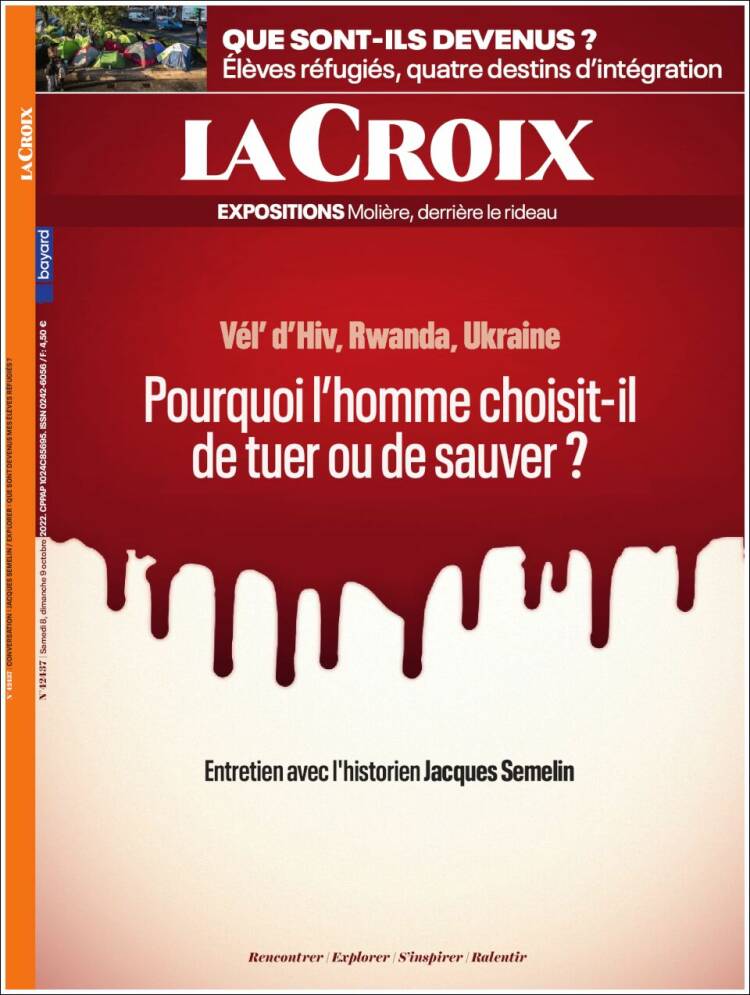 Portada de La Croix (Francia)