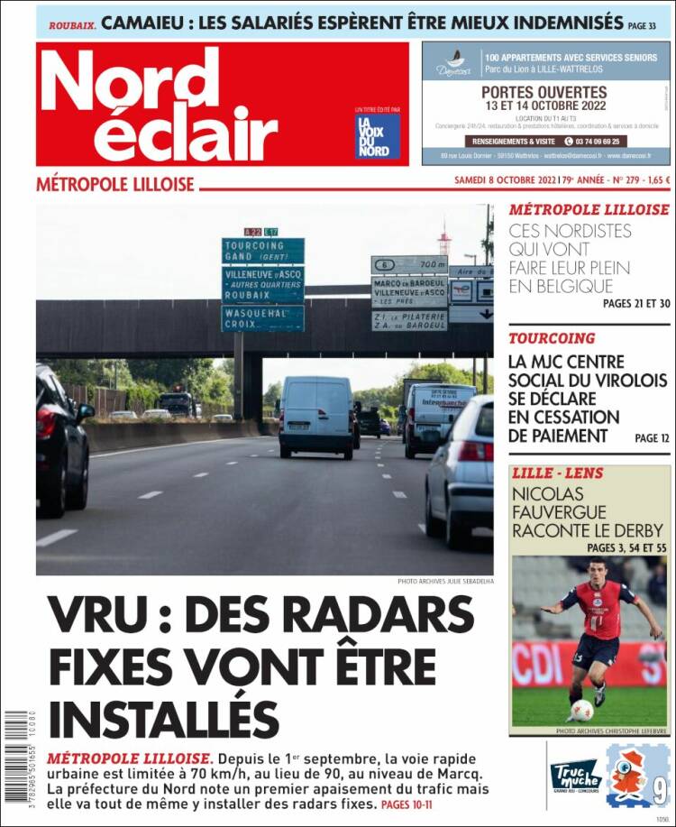 Portada de Nord Éclair (Francia)