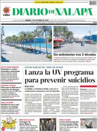 Portada de Diario de Xalapa (México)