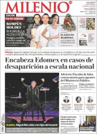 Portada de Milenio - Estado de México (México)