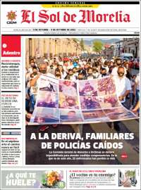 Portada de El Sol de Morelia (México)