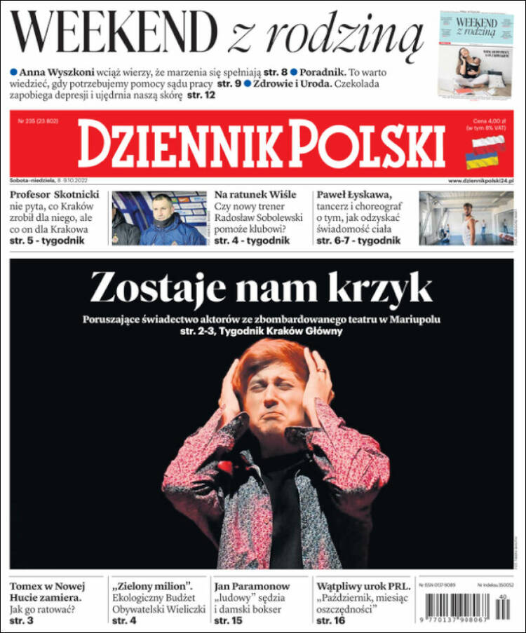 Portada de Dziennik (Polonia)