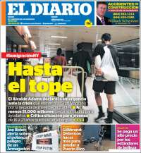 Portada de El Diario NY (USA)