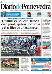 Portada de Diario de Pontevedra (Espa&ntilde;a)
