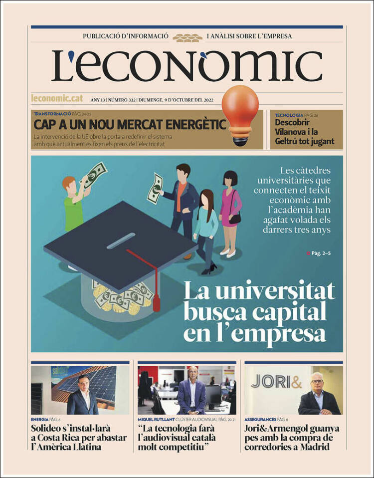 Portada de L'Econòmic (Espa&ntilde;a)