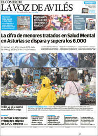 Portada de El Comercio - Avilés (Espa&ntilde;a)