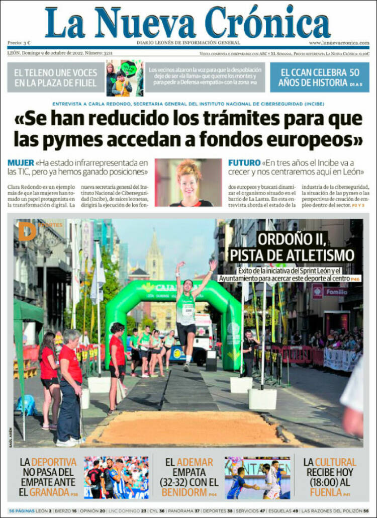 Portada de La Nueva Crónica (Espa&ntilde;a)