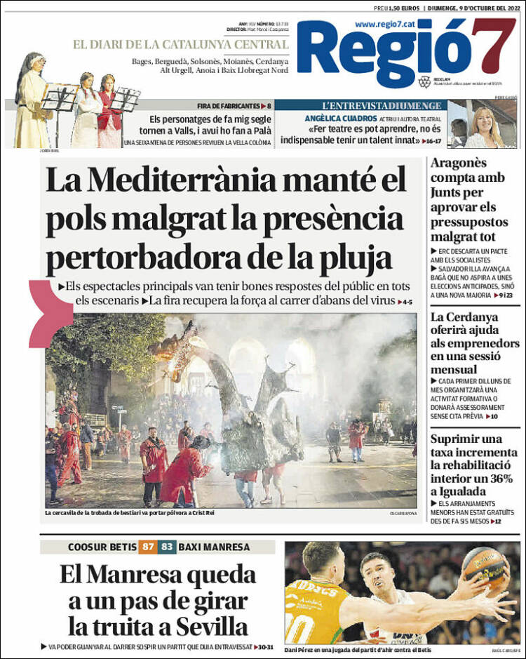 Portada de Regio7 (Espa&ntilde;a)
