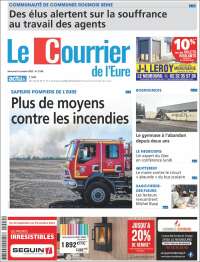 Portada de Le Courrier de l'Ouest (Francia)