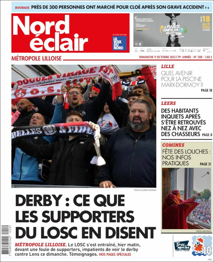 Portada de Nord Éclair (Francia)