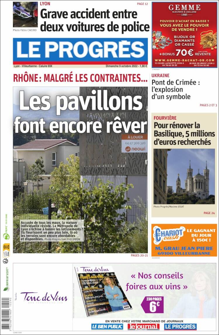 Portada de Progres de Fecamp (Francia)