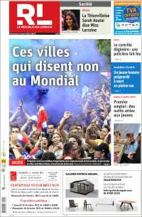 Portada de Le Republicain Lorrain (Francia)