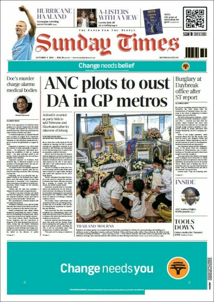 Portada de Hürriyet (Turqu&iacute;a)