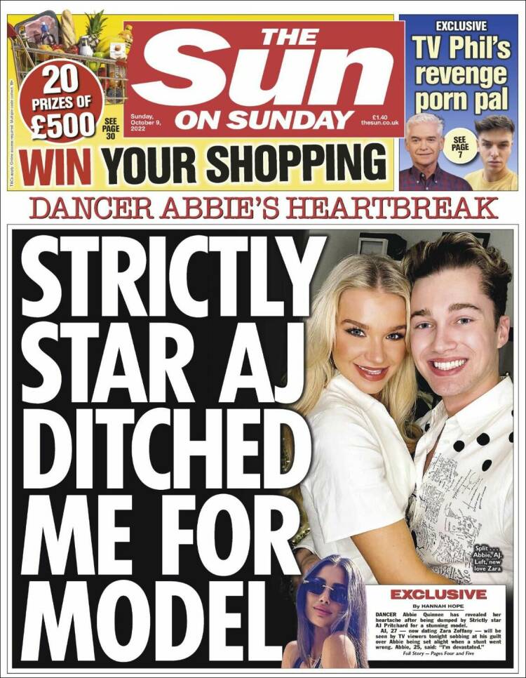 Portada de The Sun (Reino Unido)