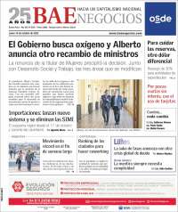 Portada de Buenos Aires Económico (Argentina)