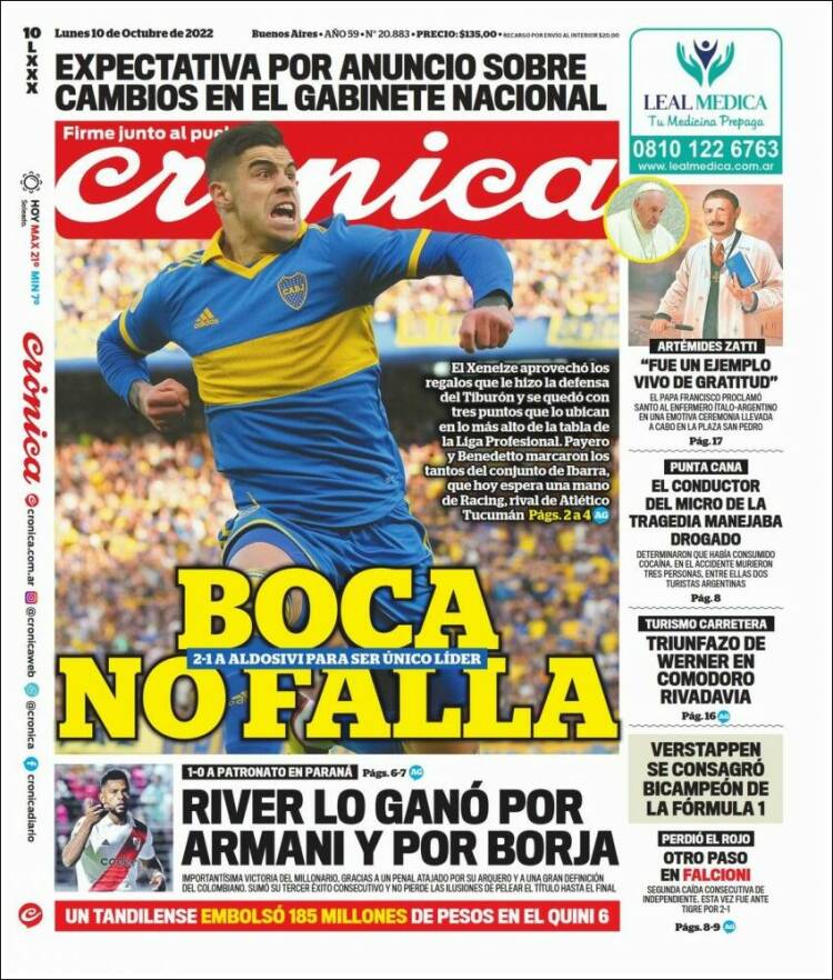 Portada de La Voz del Chaco (Argentina)