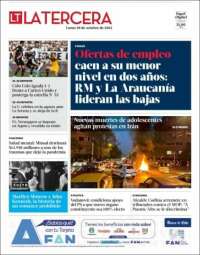 Portada de La Tercera (Chile)