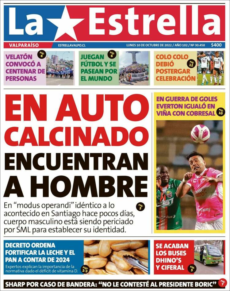 Portada de Estrella de Valparaiso (Chile)